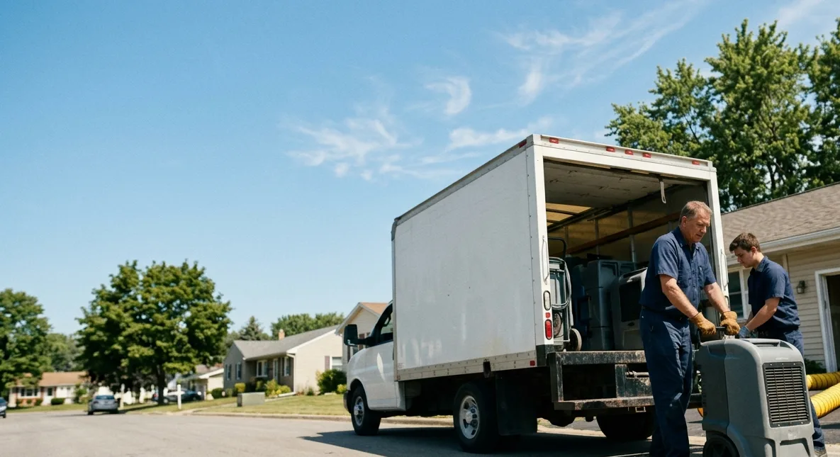 Water Damage Cleanup in Dunfermline, IL near me